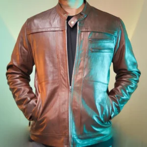 Men's Terry Brown – Leather Jacket