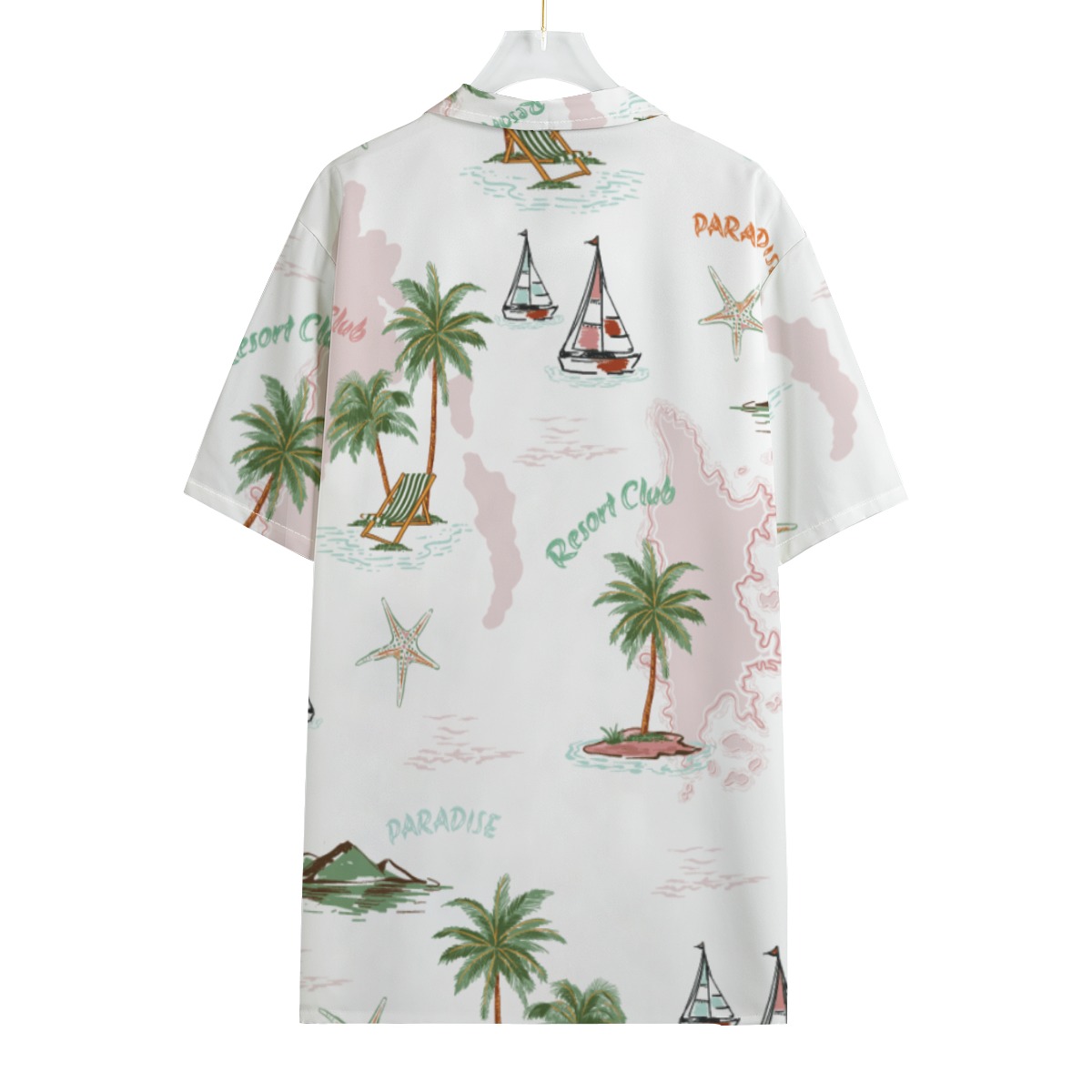 Men's Hawaiian Shirt With Button Closure - Image 2