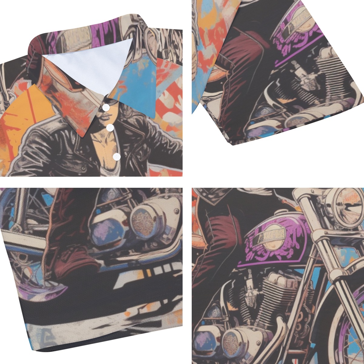 Men's Short Sleeve Polo Shirt With Button Closure - Image 2