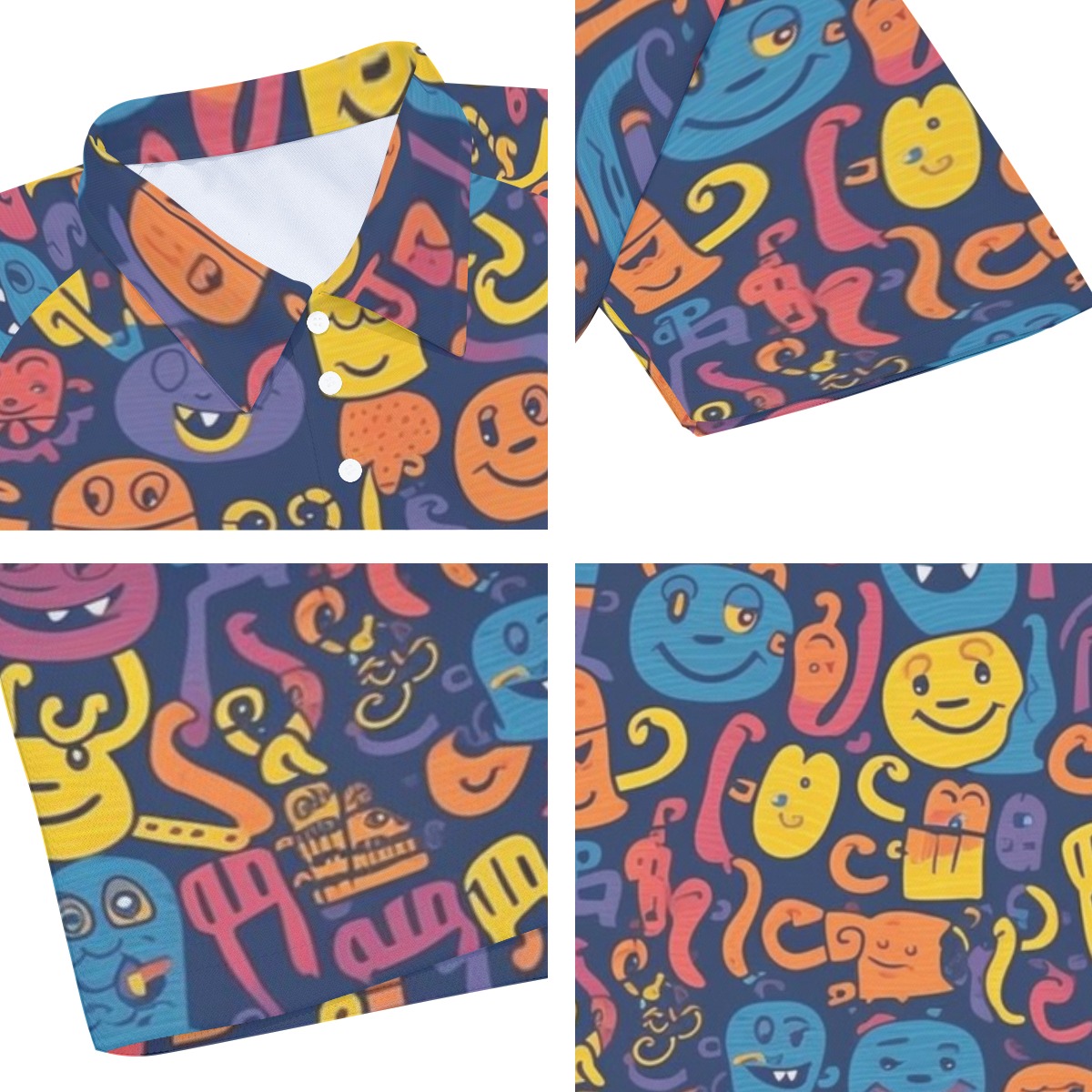 Men's Short Sleeve Polo Shirt With Button Closure - Image 2