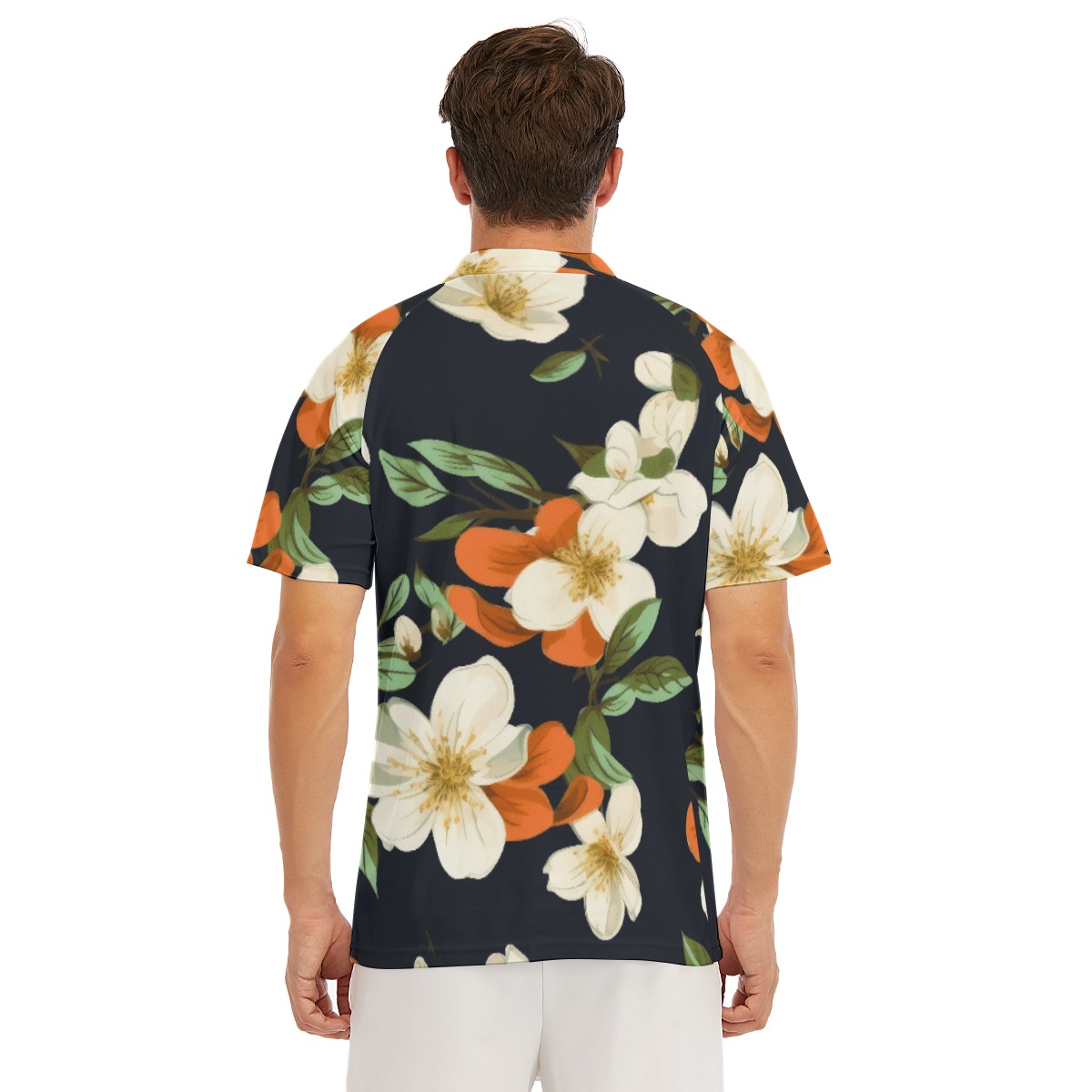 Men's Short Sleeve Polo Shirt With Button Closure - Image 3