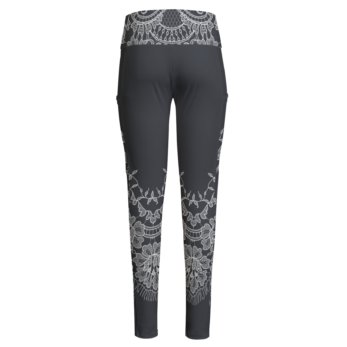 Women's High Waist Leggings With Side Pocket - Image 2
