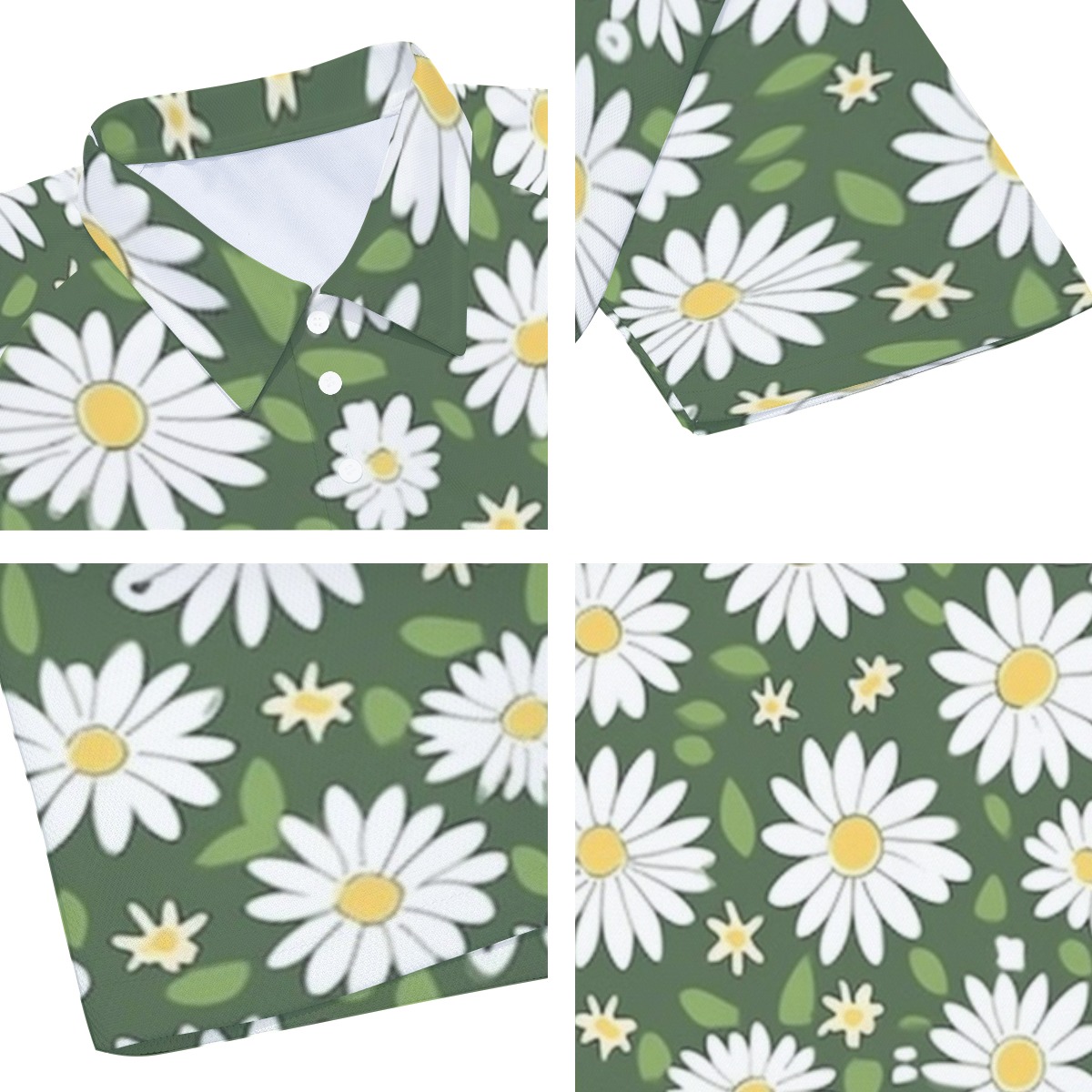 Men's Short Sleeve Polo Shirt With Button Closure - Image 3