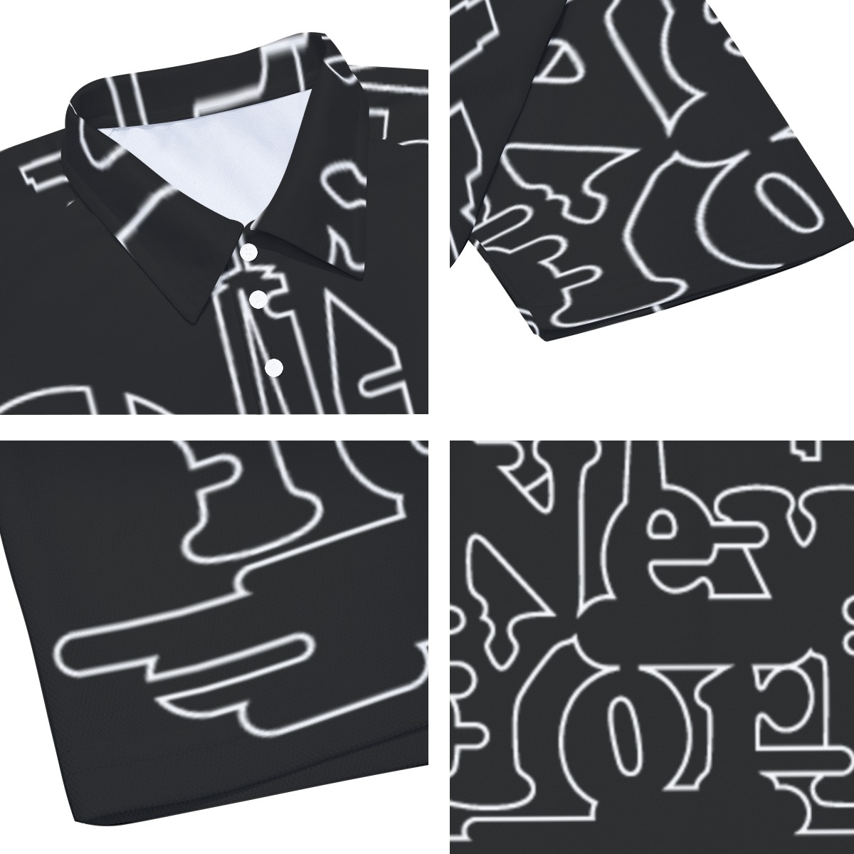 Men's Short Sleeve Polo Shirt With Button Closure - Image 2