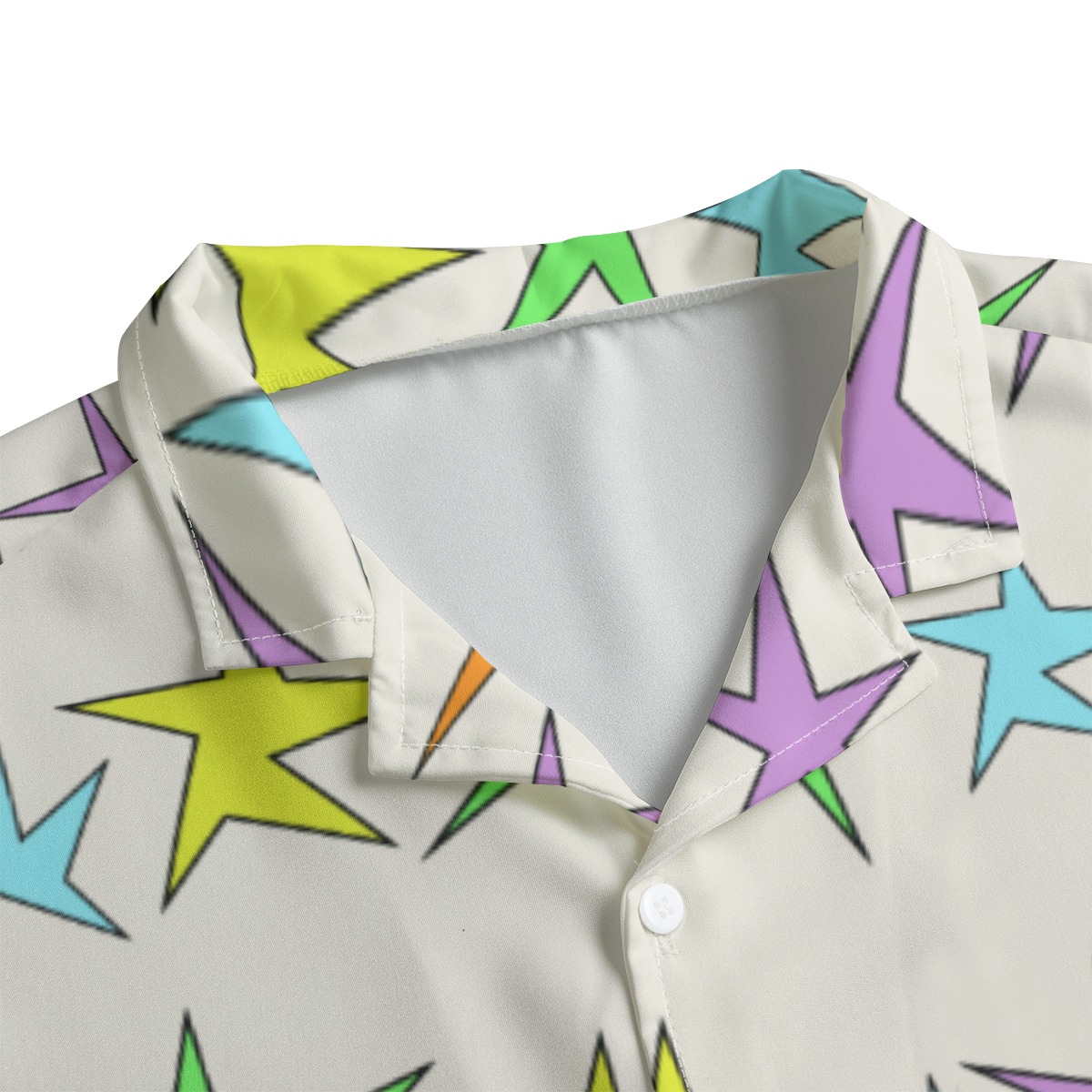 Men's Hawaiian Shirt With Button Closure - Image 2