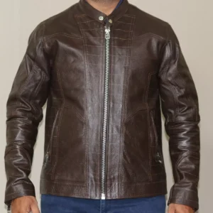 Men's Casual Leather Jacket -Batman Style