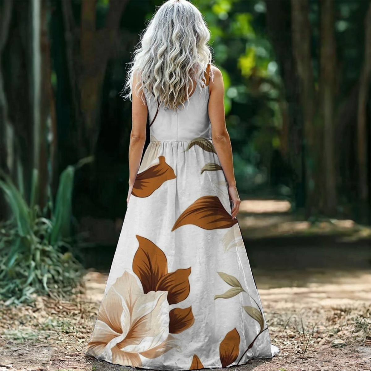 Women’s Sleeveless Maxi Dress - Image 3
