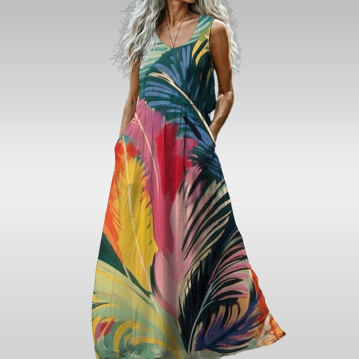 Women’s Sleeveless Maxi Dress