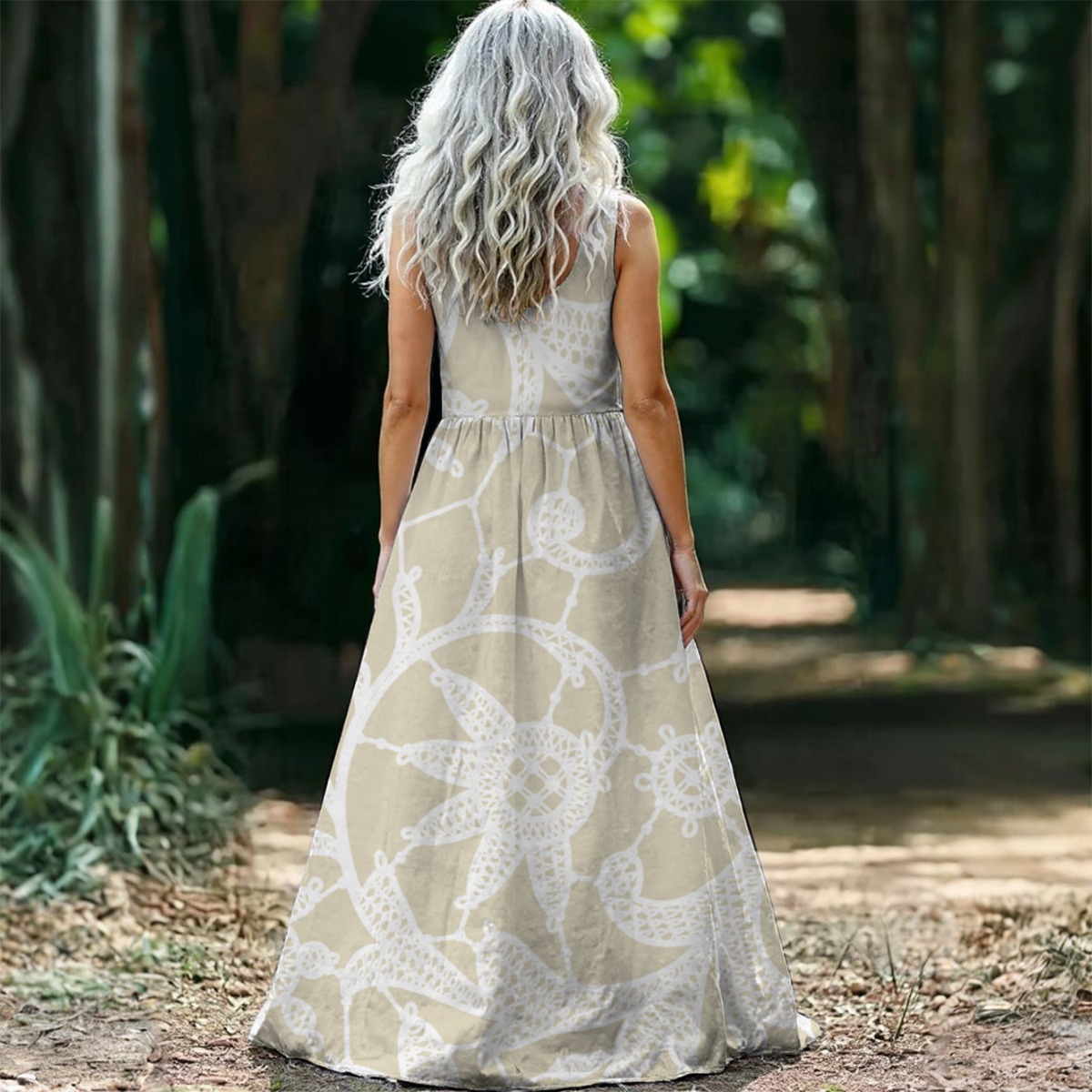 Women’s Sleeveless Maxi Dress - Image 3