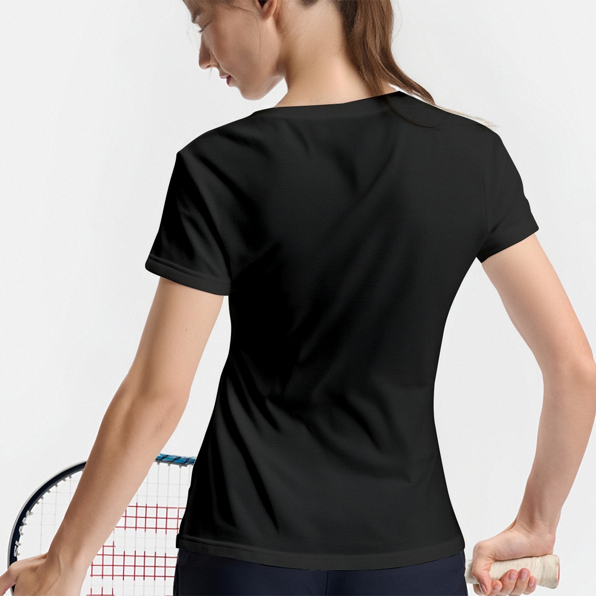 Women's Round-Neck Short-Sleeved T-Shirt - Image 2